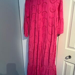 Elegant Pink Maxi Dress